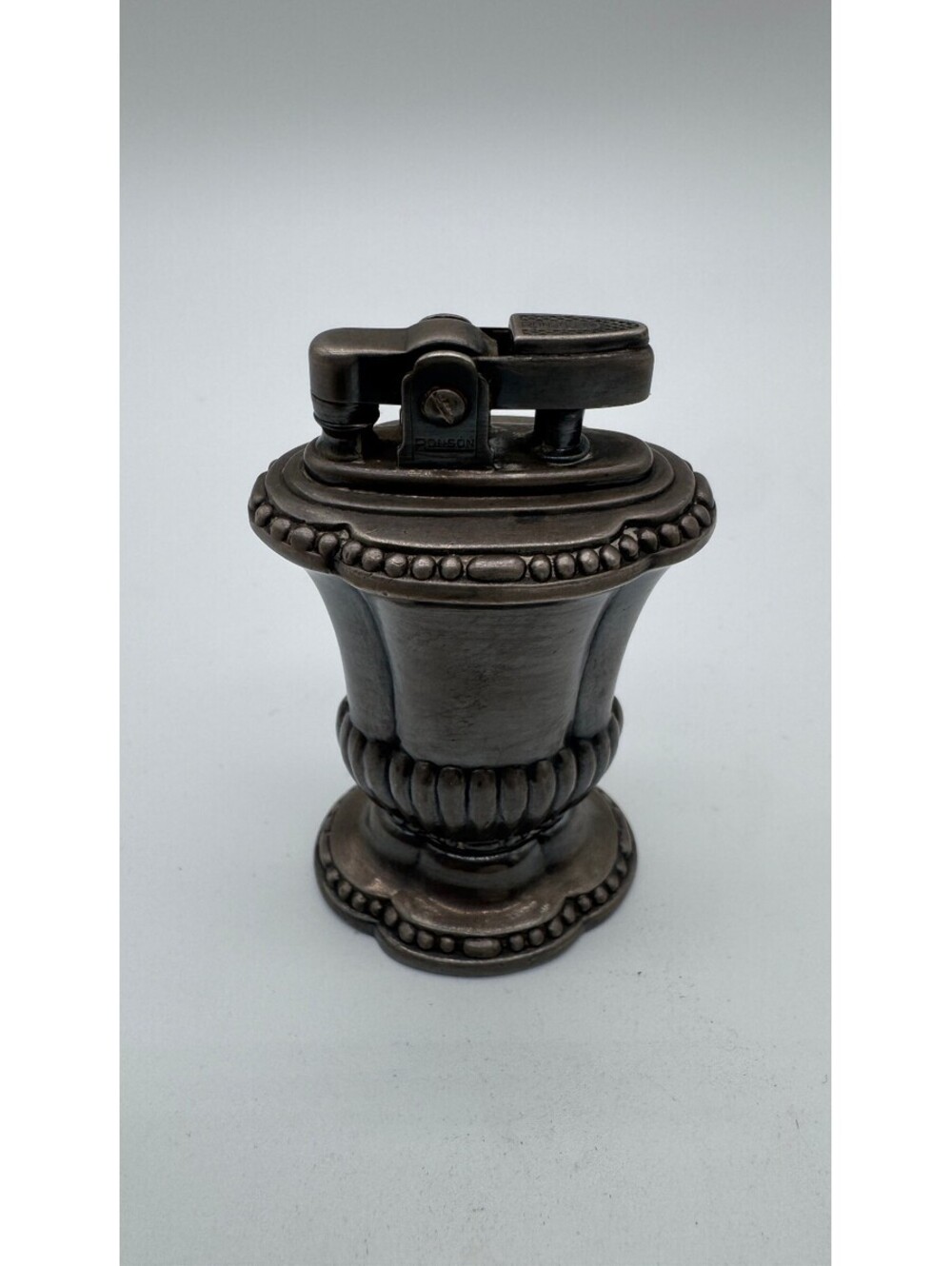 Vintage Ronson Newport Table Lighter Silver Plated 1940s 1950s